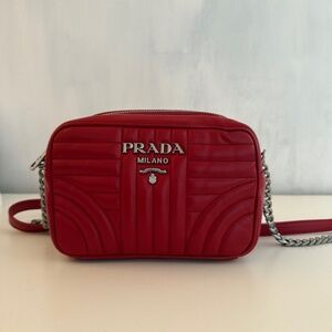 Prada Quilted Diagramme Camera